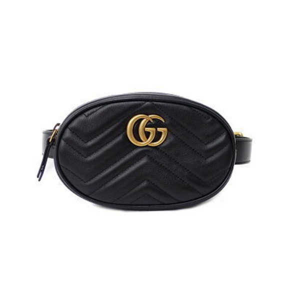 Gucci GG Marmont Quilted Leather Belt Bag Body - Picture 1 of 8